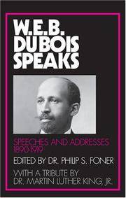 Web Du Bois Speaks, 1890-1919