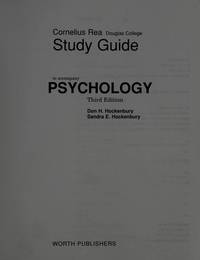 Study Guide to Accompany Psychology, 3rd Edition