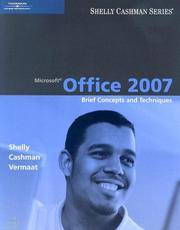 image of Microsoft Office 2007: Brief Concepts and Techniques (Shelly Cashman Series)