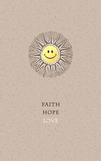 Faith, Hope, Love Graph Notebook: Classic Smiley Face Notebook, Each Grid 0.2 inches, 120 Pages,...