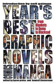 Year's Best Graphic Novels- Comics-  Manga