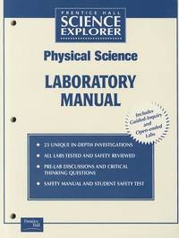 SCIENCE EXPLORER PHYSICAL SCIENCE LAB MANUAL STUDENT EDITION 2001C