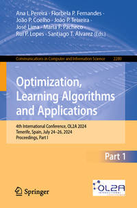 Optimization, Learning Algorithms and Applications: 4th International Conference, OL2A 2024,...