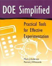 DOE Simplified: Practical Tools for Effective Experimentation (Quality Management)