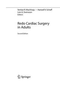 Redo Cardiac Surgery in Adults