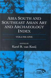 Abia South and Southeast Asian Art and Archaeology Index, Vol 1