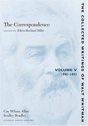 The Correspondence of Walt Whitman, Volume V (5), 1890-1892