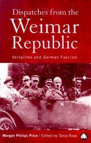 Dispatches from the Weimar Republic: Versailles and German Fascism