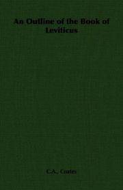 An Outline of the Book of Leviticus