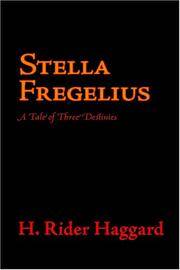cover of Stella Fregelius: A Tale of Three Destinies