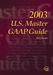 U.S. Master GAAP Guide, 2003 