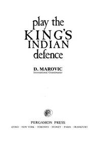 Play the King&#039;s Indian Defence by Marovic, Drazen