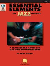 Essential Elements for Jazz Ensemble Method Guitar (BK/Online Audio)