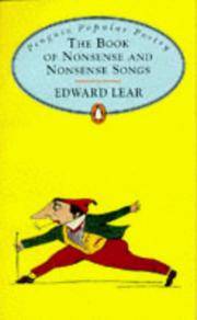 The Book of Nonsense and Nonsense Songs