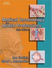 image of Medical Terminology for Health Professions