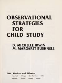 Observational Strategies for Child Study