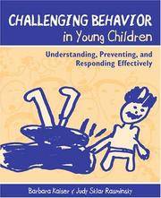 image of Challenging Behavior in Young Children: Understanding, Preventing, and Responding Effectively