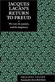 Jacques Lacan's Return to Freud: The Real, the Symbolic, and the Imaginary (Psychoanalytic...