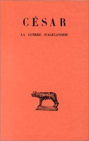 Guerre D'Alexandrie (French Edition)
