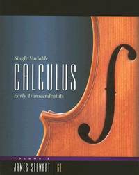 Single Variable Calculus: Early Transcendentals, Volume 2