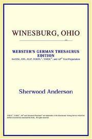 cover of Winesburg, Ohio (Webster's German Thesaurus Edition)