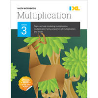 IXL Multiplication 3rd Grade Math Workbook, Mathematics Book for Kids Ages 8-9 Covering Times...