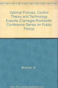 Optimal Policies, Control Theory and Technology Exports