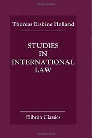 Studies In International Law