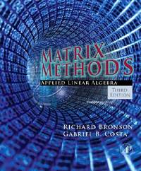 Matrix Methods: Applied Linear Algebra