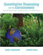 Quantitative Reasoning & the Environment