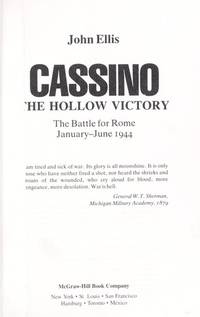 cover of Cassino, The Hollow Victory: The Battle for Rome, January-June 1944