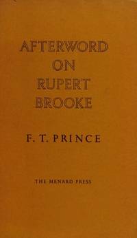 Afterword on Rupert Brooke