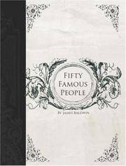 Fifty Famous People (Large Print Edition)