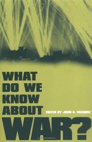 What Do We Know About War