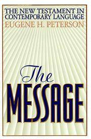 cover of The Message: The New Testament in Contemporary English