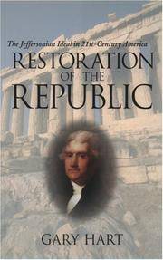 cover of Restoration of the Republic: The Jeffersonian Ideal in 21st-Century America