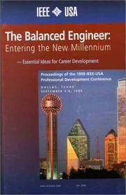 The Balanced Engineer: Entering the New Millenium Proceedings by IEEE