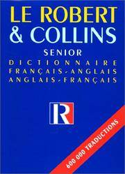 Robert and Collins Senior : Dictionnaire Francais-Anglais, Anglais-Francais