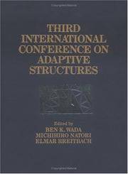 ADAPTIVE STRUCTURES, Proceedings ofThird International Conference on. Volume 2040; 9-11...
