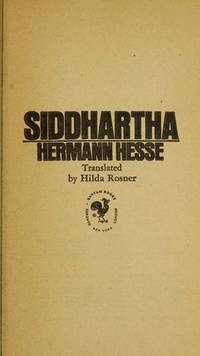 HERMANN HESSE by SIDHARTHA - 1978