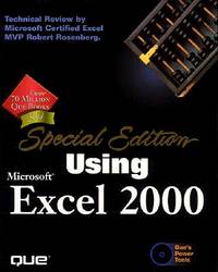 Special Edition Using Microsoft Excel 2000