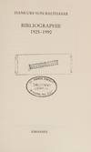 Hans Urs von Balthasar; Bibliographie 1925-1990