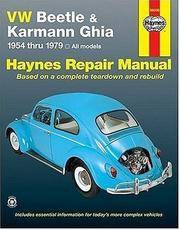 image of VW Beetle & Karmann Ghia 1954 through 1979 All Models (Haynes Repair Manual)