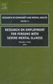 Research On Employment For Persons With Severe Mental Illness