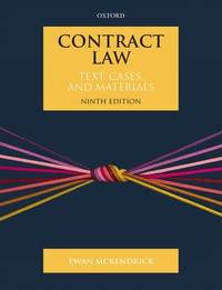Contract Law : Text, Cases, and Materials