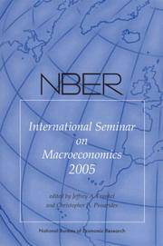Nber International Seminar on Macroeconomics 2005