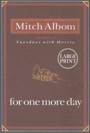 image of For One More Day Large Print Edition