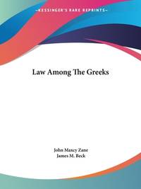 Law Among the Greeks