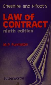 Cheshire and Fifoot&#039;s Law of Contract by Cheshire, G. C., Furmston, M. P., Fifoot, C. H. S