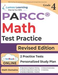 PARCC Test Prep: 4th Grade Math Practice Workbook and Full-length Online Assessments: PARCC Study Guide (PARCC by Lumos Learning)